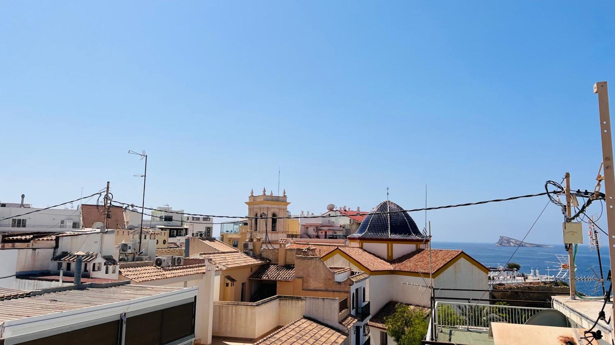 Atico Con Vistas En El Casco Antiguo De Benidorm Leilighet Eksteriør bilde